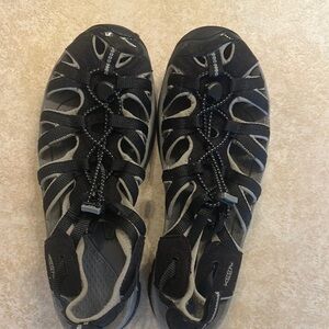 KEEN Black and Gray Outdoor - Hiking or Water Sandals size 10
